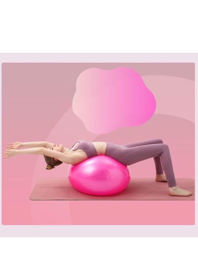 65cm & 25cm Exercise Fitness Aerobic Ball For Gym Yoga Pilates Pregnancy Birthing Swiss For Exercise 65cm/25cm