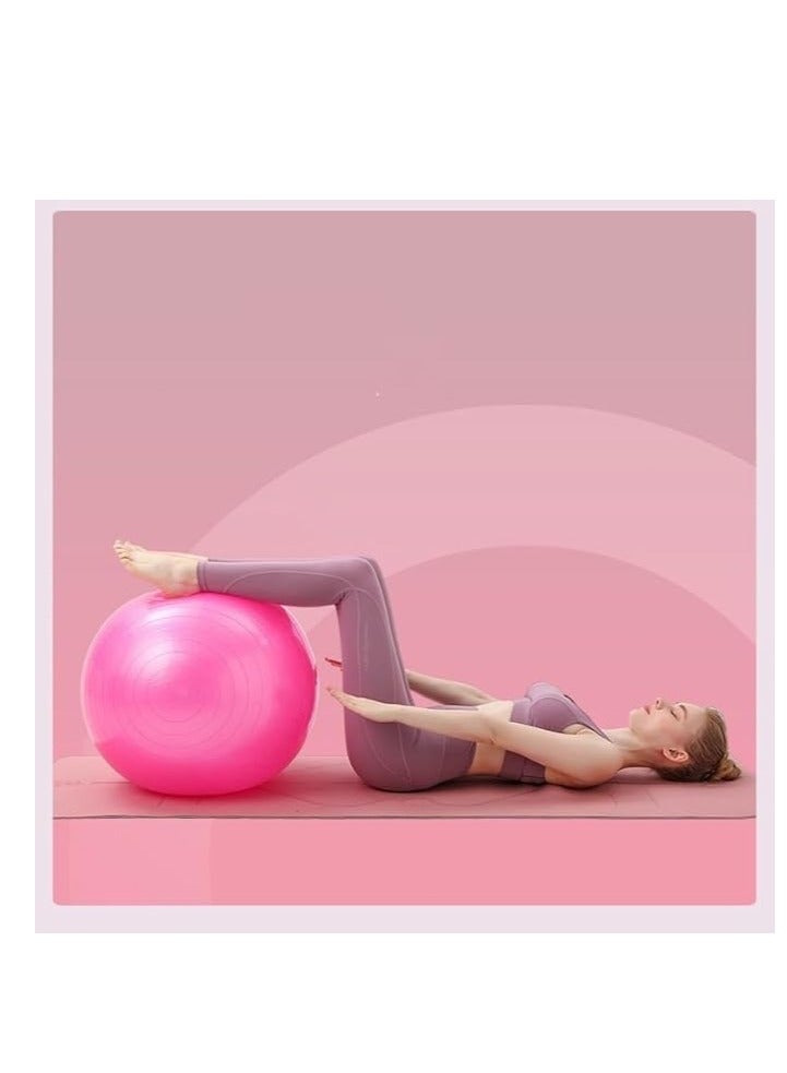 65cm & 25cm Exercise Fitness Aerobic Ball For Gym Yoga Pilates Pregnancy Birthing Swiss For Exercise 65cm/25cm