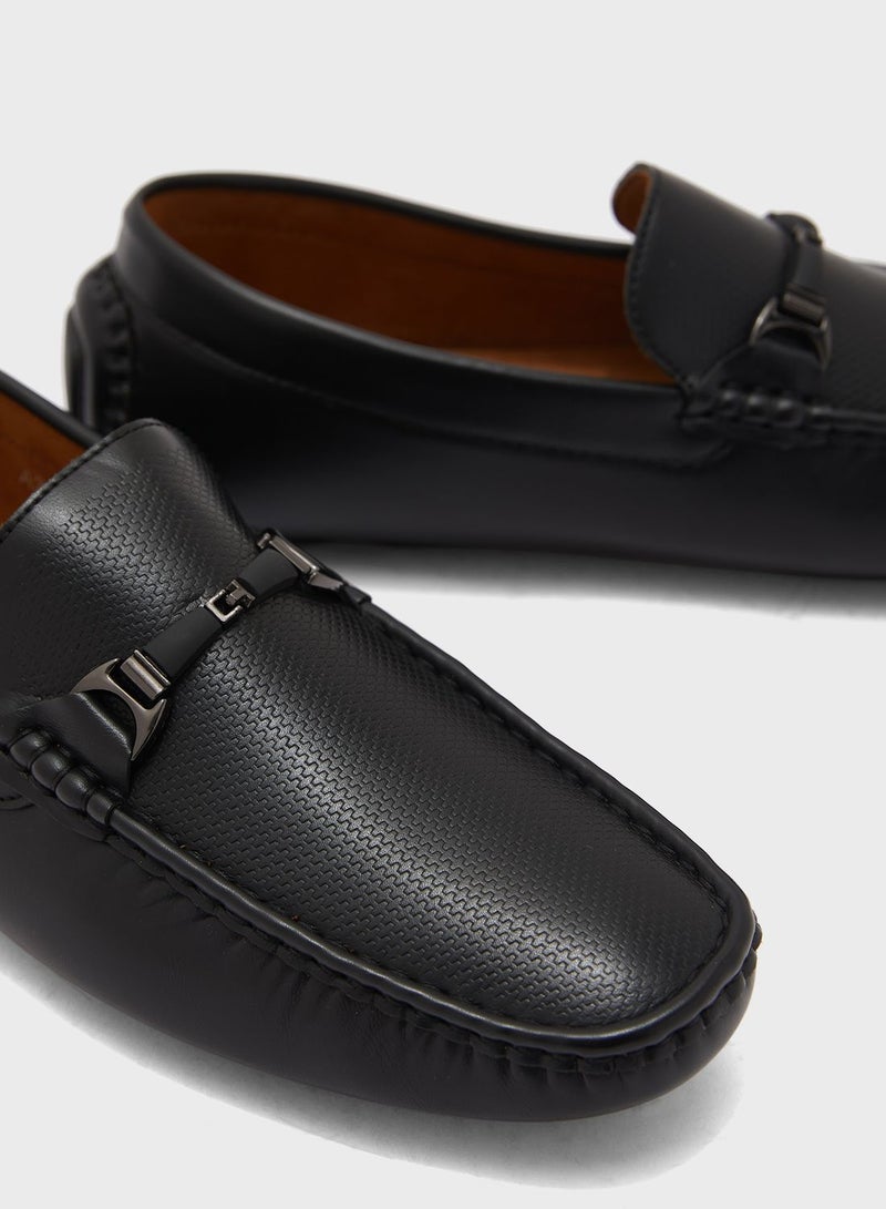 Formal Moccasin Slip Ons