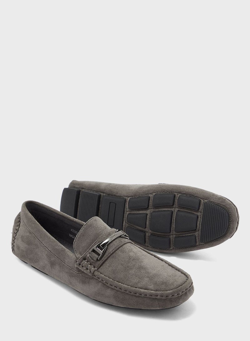 Faux Suede Moccasins