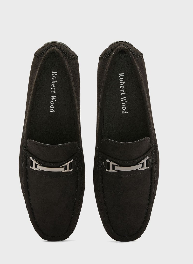 Faux Suede Moccasins