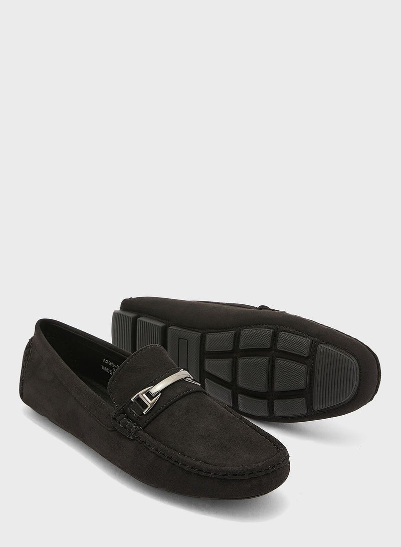 Faux Suede Moccasins