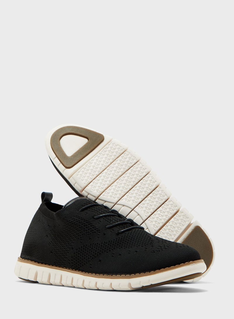 Knitted Casual Lace Ups