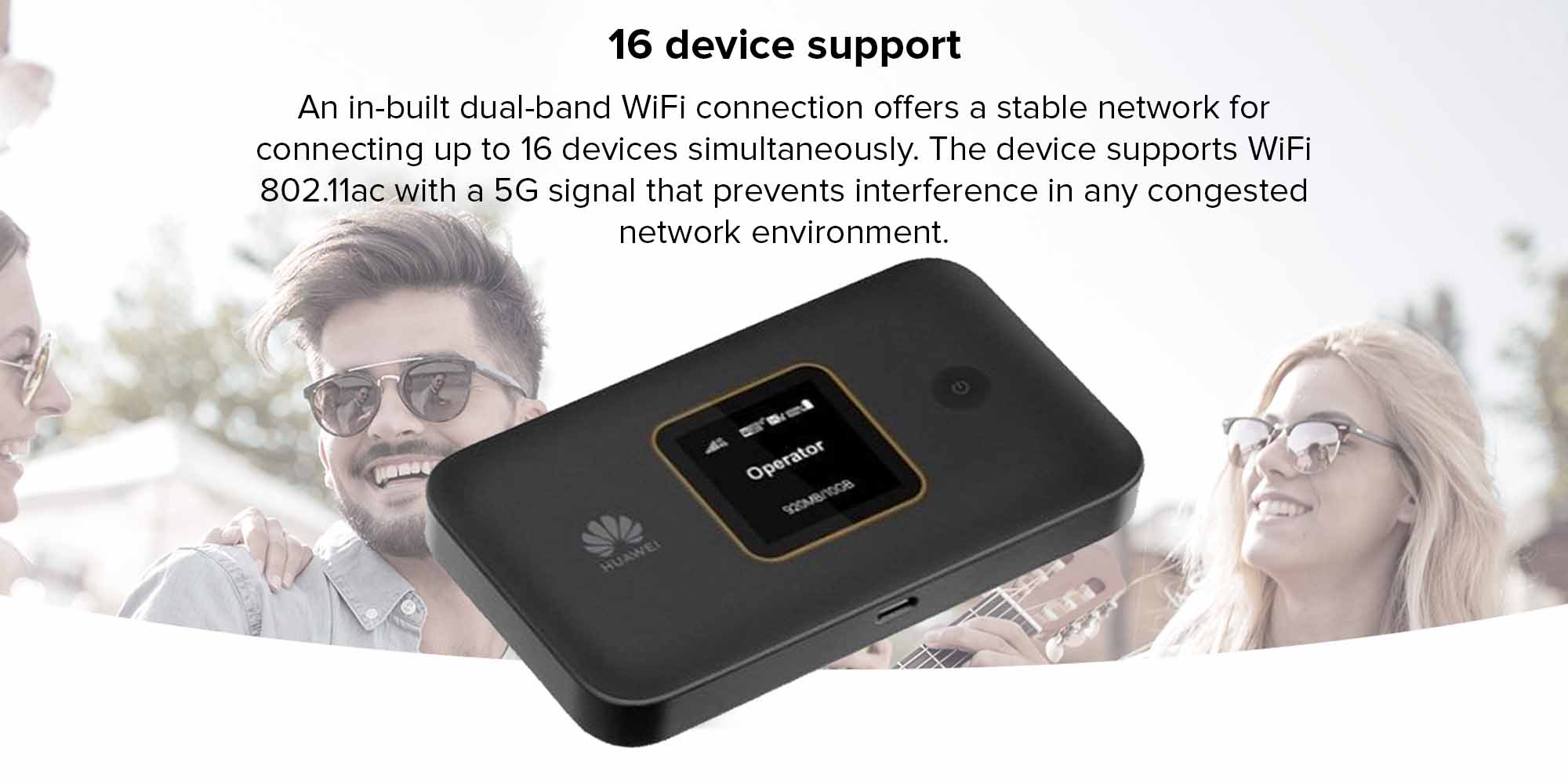 4G Wireless Wi-Fi Router 300 Mbps Black