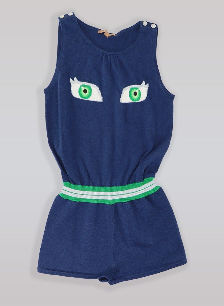 I Love Gorgeous Alleknitd Plysuit/Navy- 2-3 Years