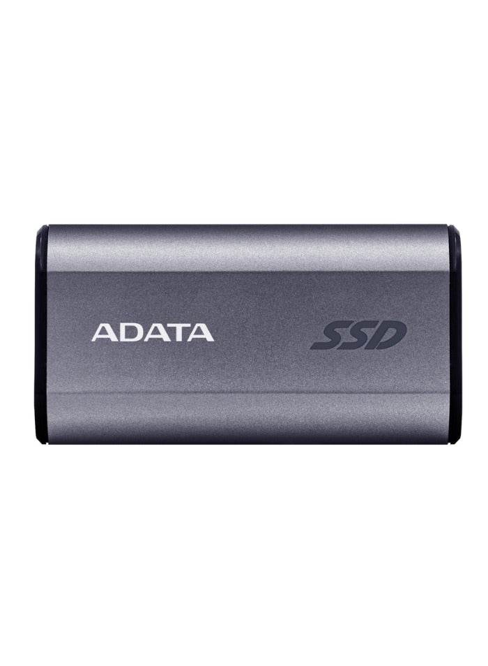 ADATA SC750 500GB External Portable SSD USB-C 3.2 Gen 2 | High-speed Up to 1000 MB/s- | Black Titanium