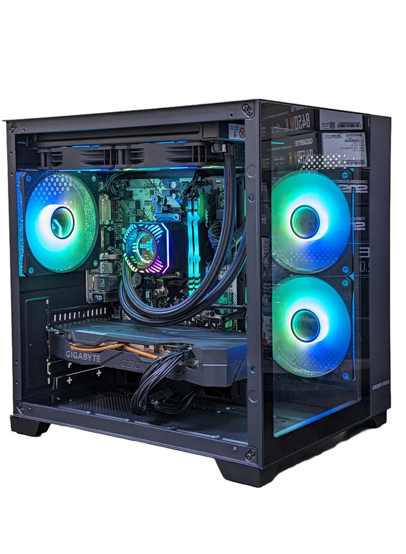 INTEL i5 12400f (Upto 4.4 Ghz) NVIDIA RTX 3060ti 8GB DDR6, 16GB DDR4 RAM, 1TB NVME SSD  , GF  Cpu Liquid Cooler 240mm, PSU 850W 80+Bronze, Windows 11 Pro