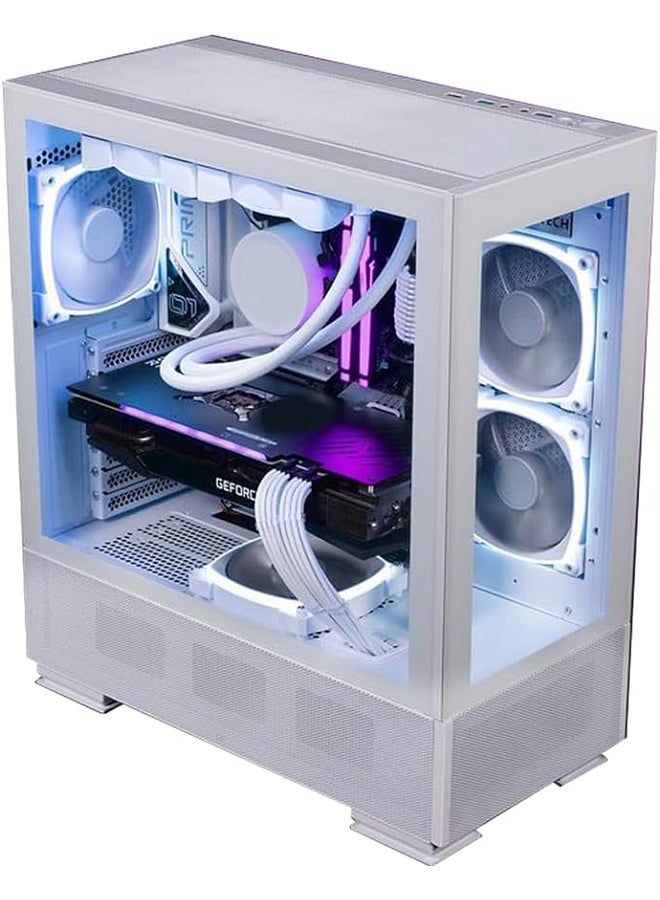 Neo White Gaming PC- Intel Core i7-12700F, 32GB DDR5 RAM, RTX 4070Ti Super 12GB, 2TB SSD, 2Fan AIo Cooler, W11. (Intel- i7 12700F, RTX 4070Ti Super)