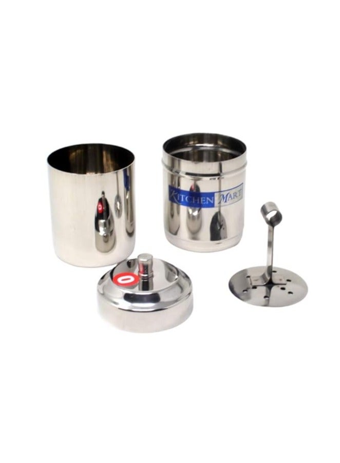 Kitchen Mart Stainless Steel South Indian Filter Coffee Drip Maker, Madras Kappi, Drip Decotion Maker 200ml Medium size (2-4 Cup)