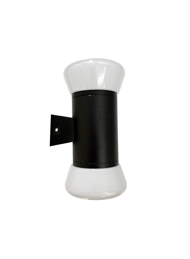 10W LED Outdoor Wall Light Warm White Black