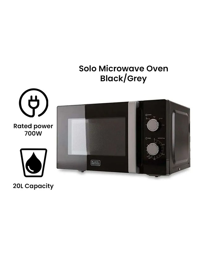 Solo Microwave Oven 20.0 L 700.0 W MZ2010P Black/Grey