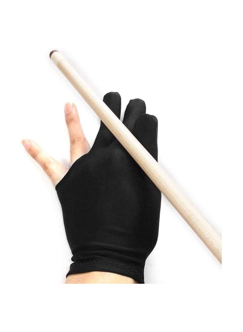 3 Fingers Billiard Glove- (4 Pcs)