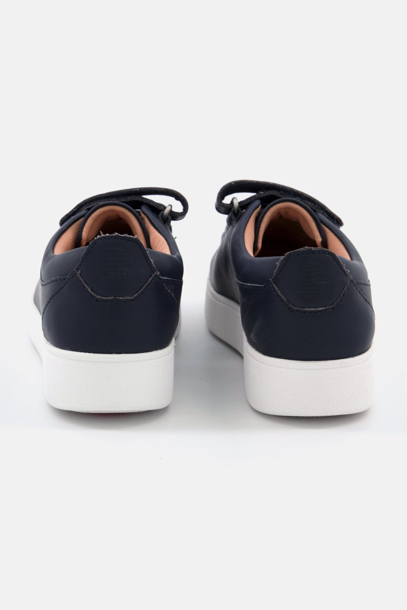 Women Rally Quick Velcro Closure Casual Shoes, Navy