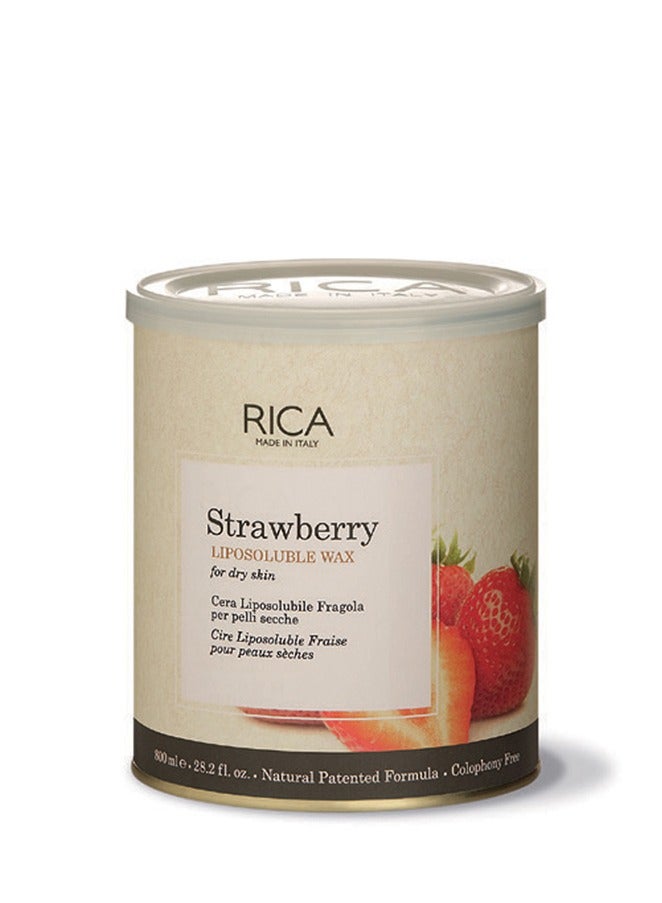 STRAWBERRY LIPOSOLUBLE WAX FOR DRY SKIN