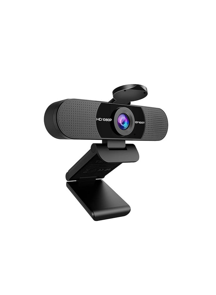 Haysenser Full HD Video Webcam 1080P HD Camera USB Webcam Focus Night Vision Computer Web Camera with Built-in Microphone