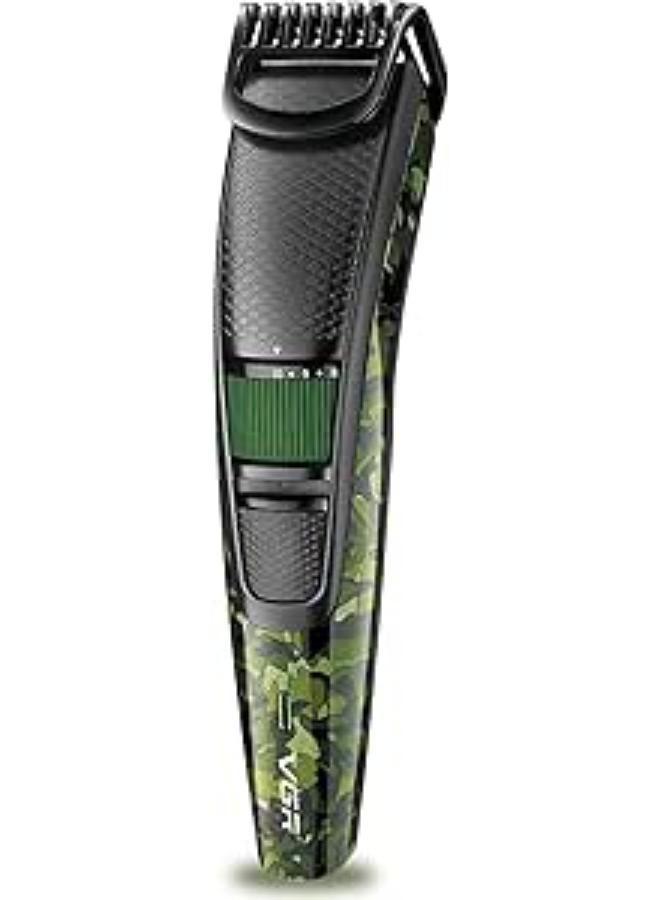 V-053 Camouflage Professional Rechargeable Hair Clipper Runtime 90 min Trimmer for Men (Multicolor)