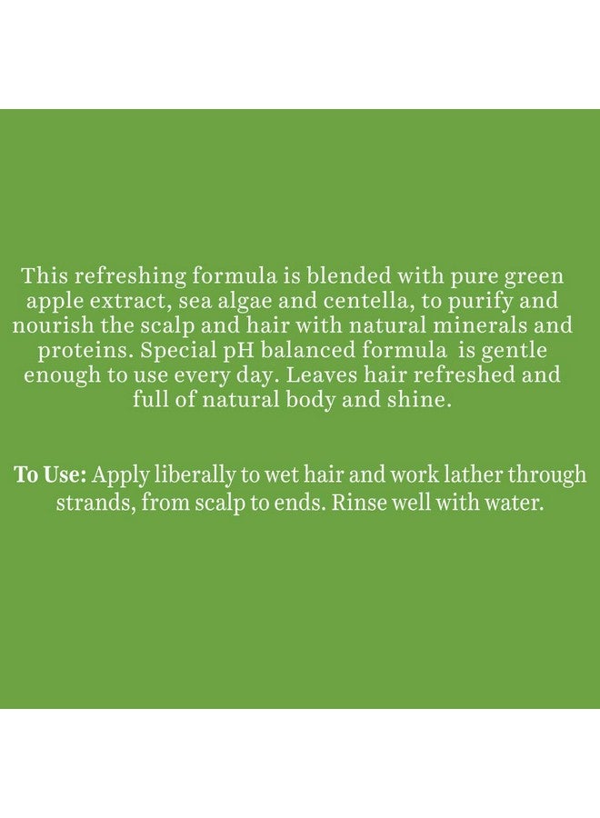 Green Apple Shine & Gloss Shampoo & Conditioner| Promotes Healthy, Shiny And Glossy Hair | Nourishes Scalp | Makes Hair Soft & Smooth |100% Botanical Extracts| All Skin Types | 180Ml