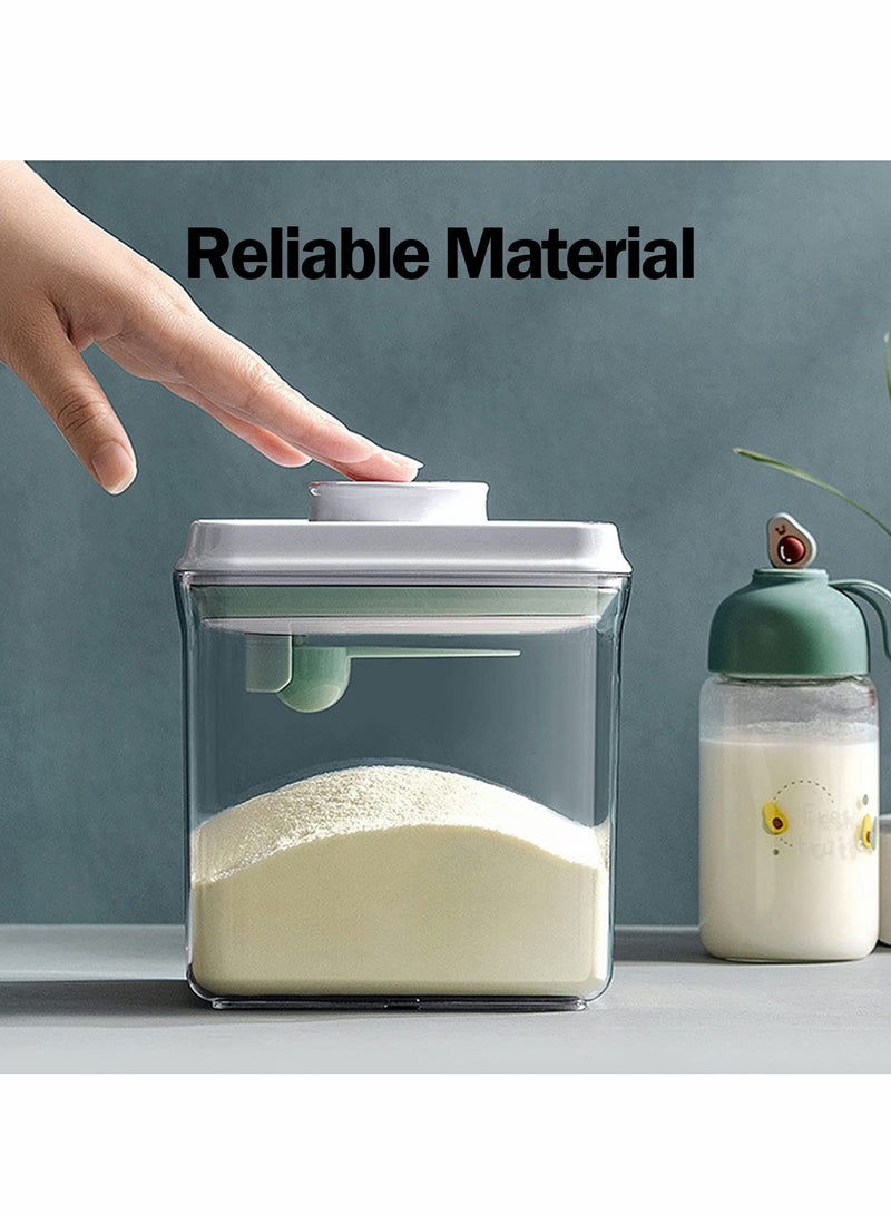 Portable Baby Milk Powder Dispenser with Lid, Convenient Food Storage Container for Newborns