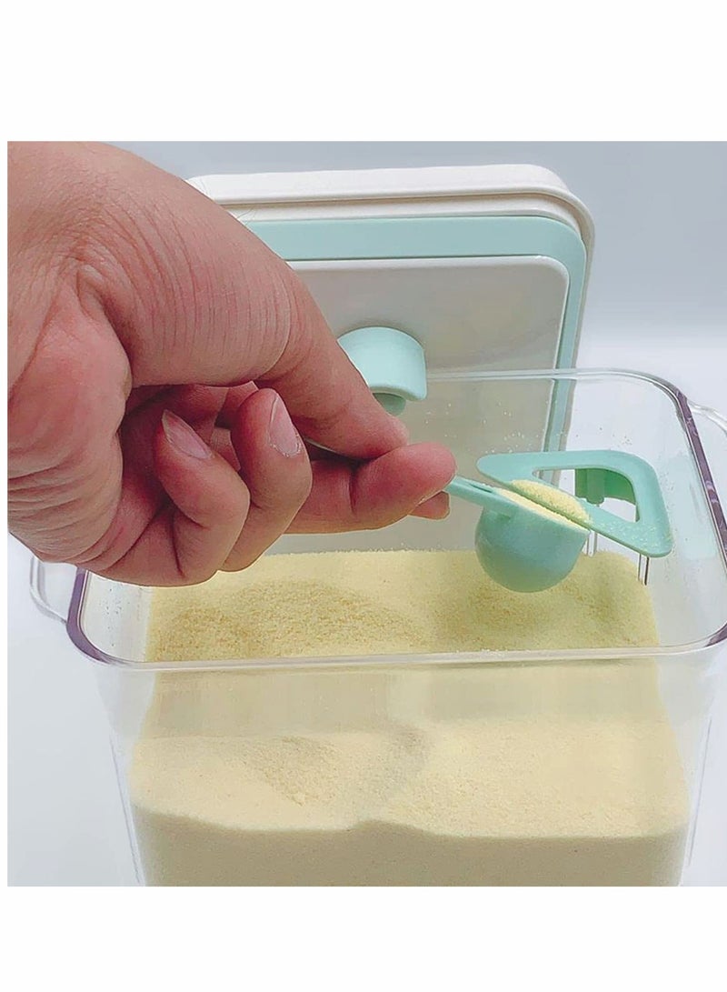 Portable Baby Milk Powder Dispenser with Lid, Convenient Food Storage Container for Newborns