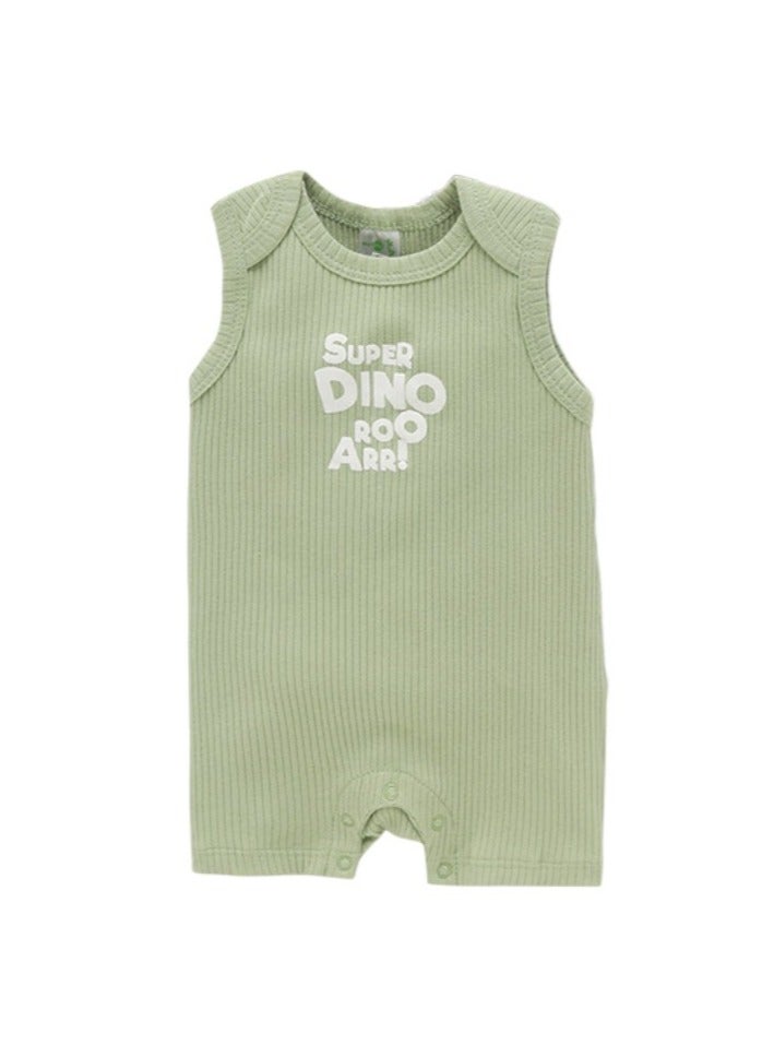 Bambimici Dinosaur Printed Bodysuit 2-Piece