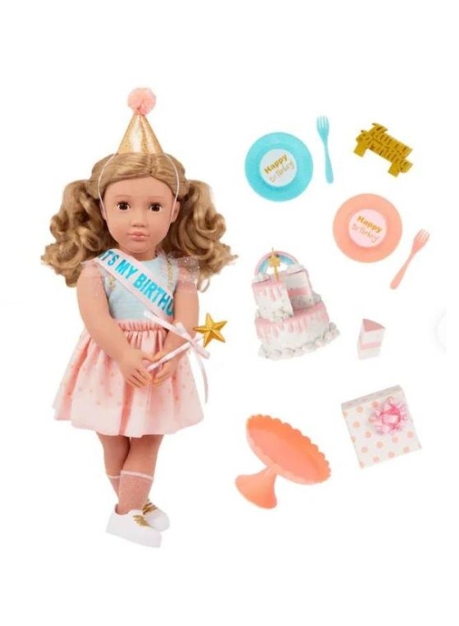 Our Generation - Romy Birthday Party Doll With Accessories