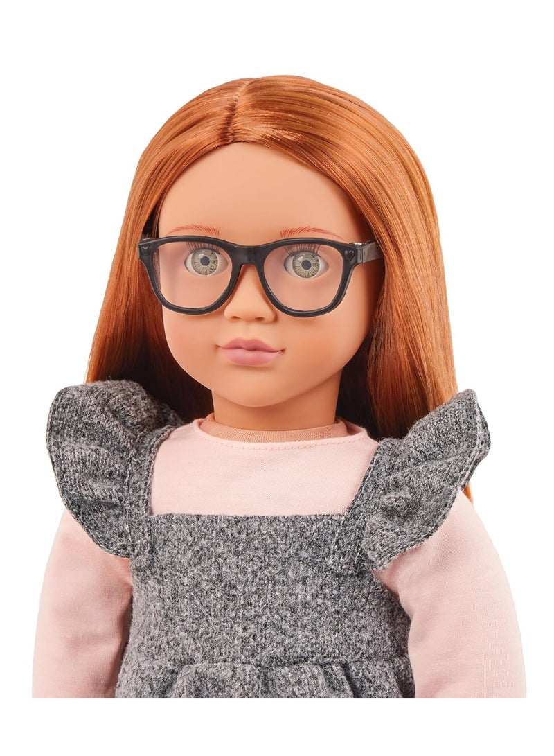 Our Generation - Kelly Doll In School Dress And Heart Patches