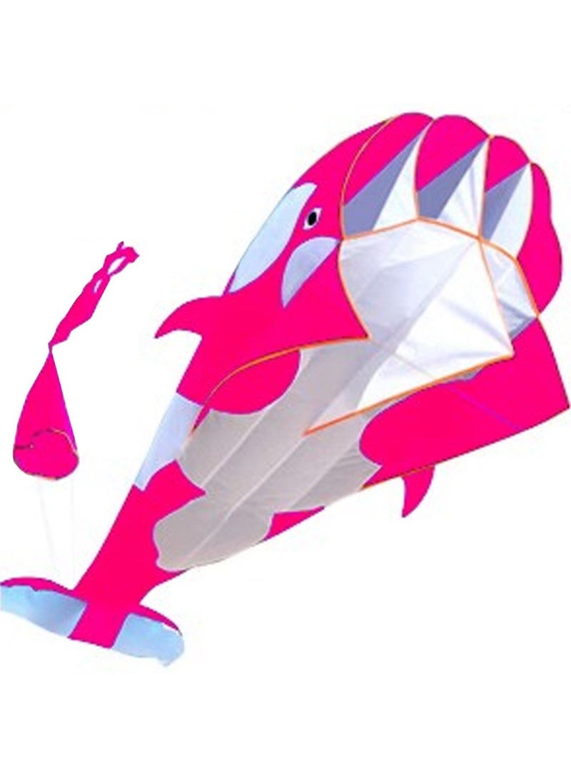 Rose Red Killer Whale Kite, Suitable For Children And Adults, Boneless Large Inflatable Mollusk Kite