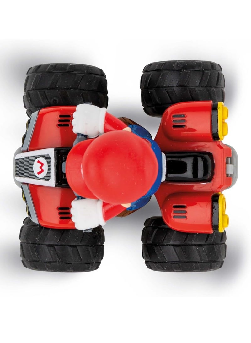 RC Mario Kart Mario Quad 24GHz Remote Controlled Car | Exciting Racing Action | Original License | Up to 8 Minutes Driving Time | Includes Pneumatic Tyres | A Must for Mario Fans of All Ages