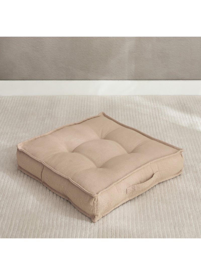 Atlanta Ezra Ribbed Floor Cushion 48 x 10 x 48 cm