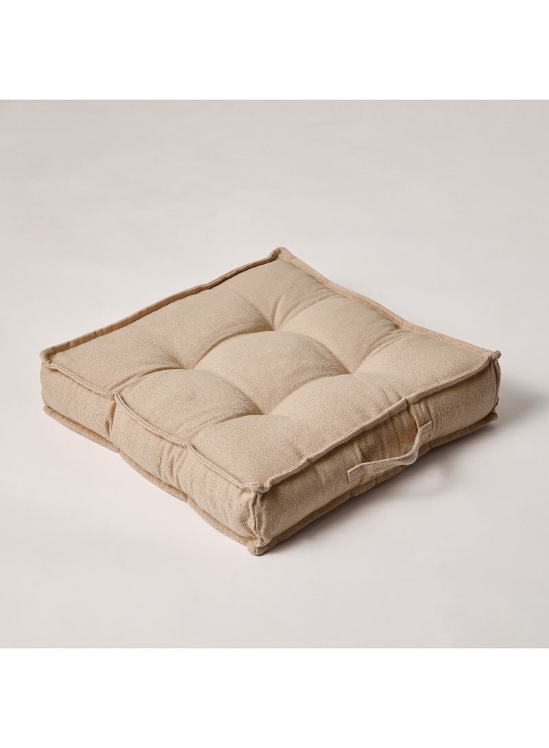 Atlanta Ezra Ribbed Floor Cushion 48 x 10 x 48 cm