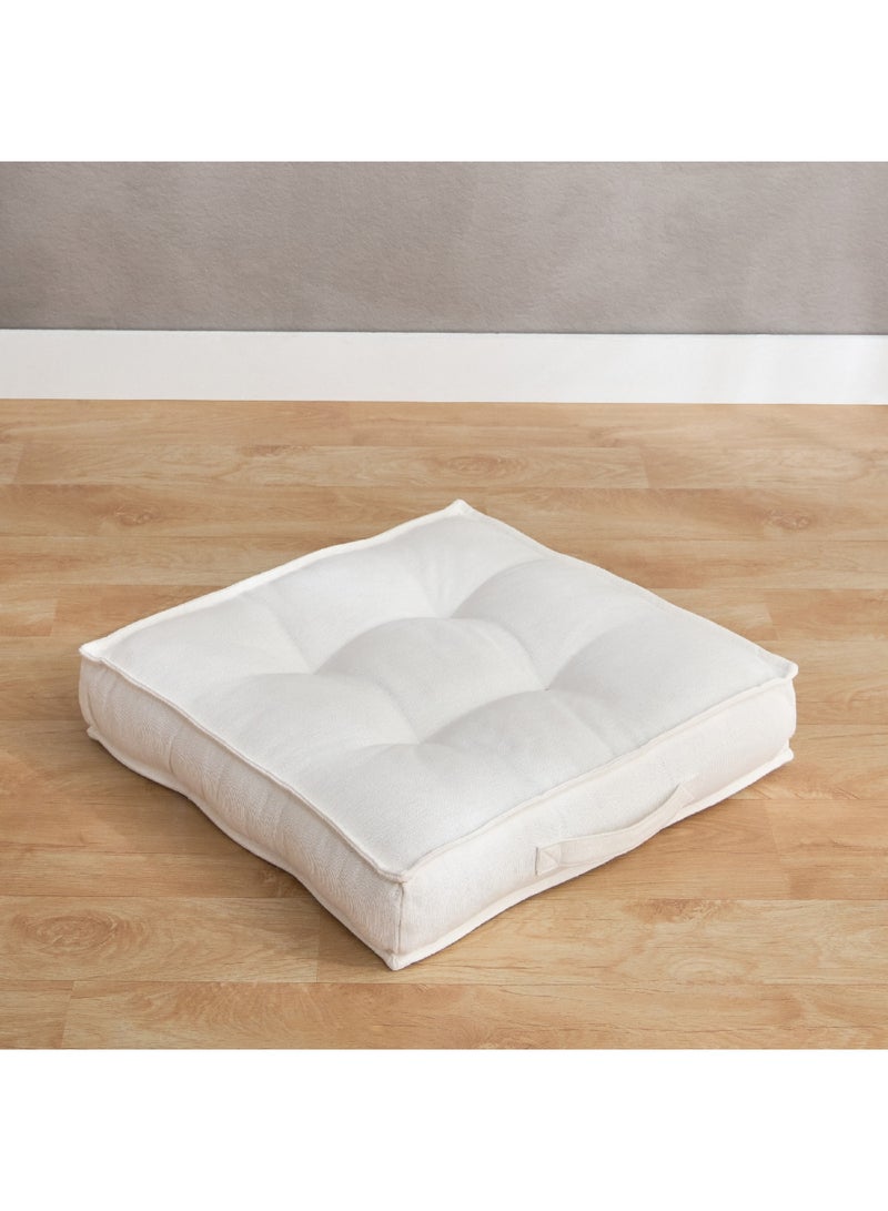 Atlanta Ezra Ribbed Floor Cushion 48 x 10 x 48 cm