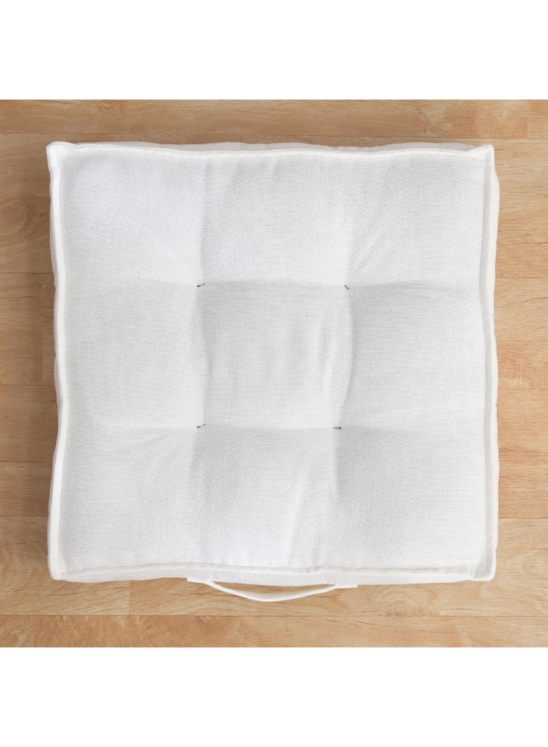 Atlanta Ezra Ribbed Floor Cushion 48 x 10 x 48 cm