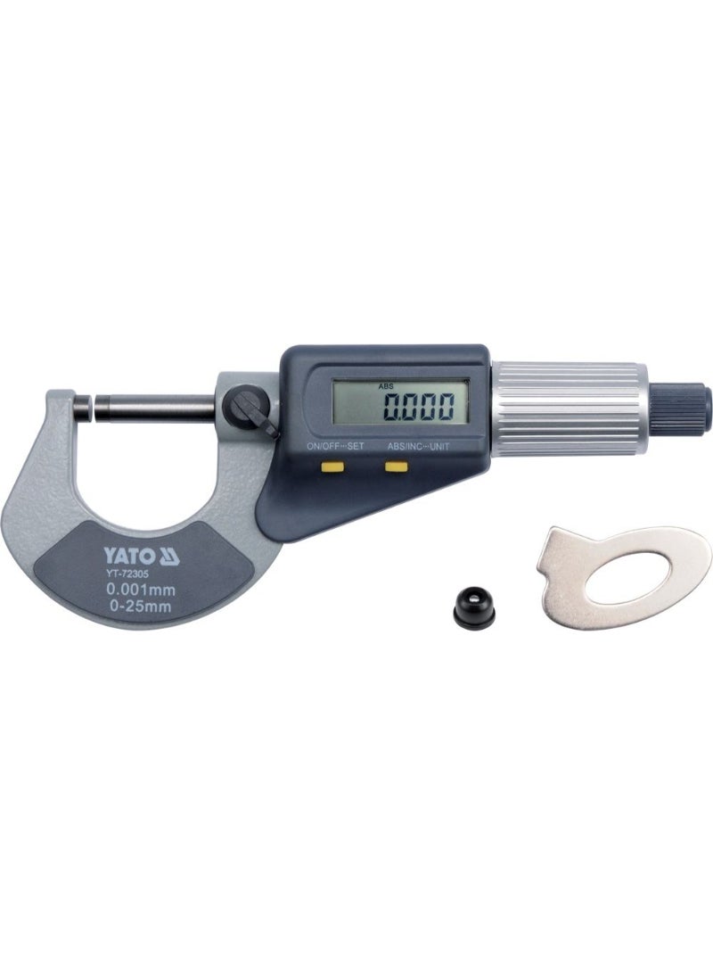 YATO Digital Outside Micrometer 0-25mm (0-1