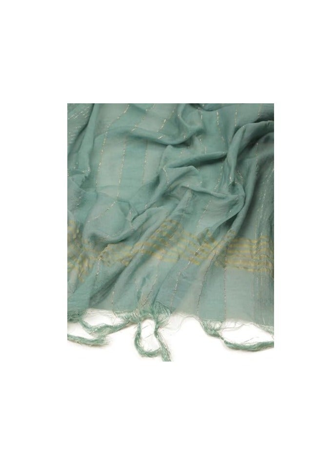 Women's Cotton Blend Unstitched Printed Salwar Suit Dress Material