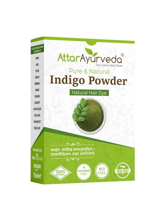 Attar Ayurveda Indigo Powder for black Hair (200 grams)