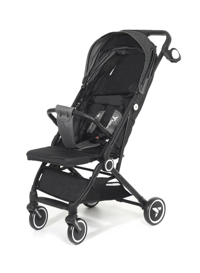 TEKNUM Travel Cabin Stroller with Coffee Cup Holder - Slate Grey