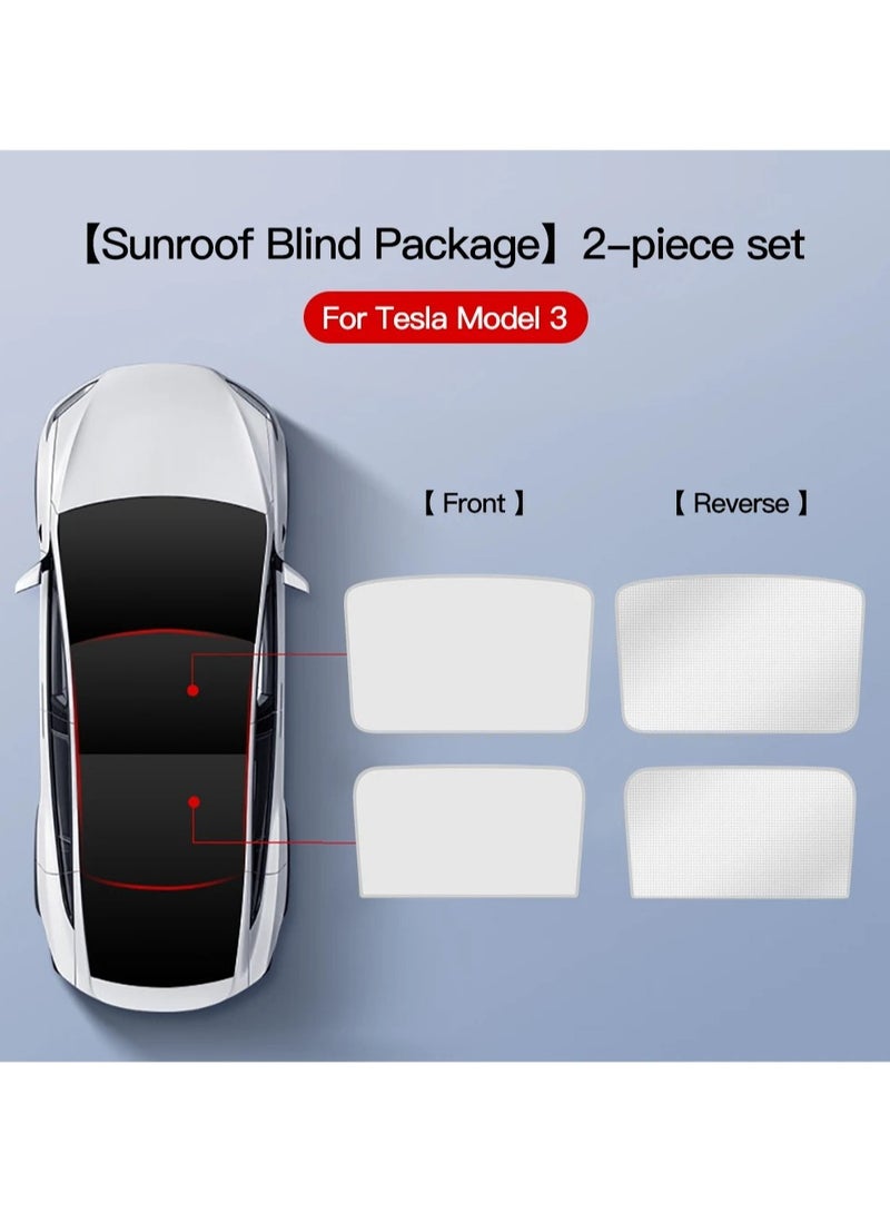 YZ For Tesla Model 3 Y 2021-2023 Car Sun Visor Upgrade Ice Towel Buckle Sun Shades Glass Roof Clarity Vehicle