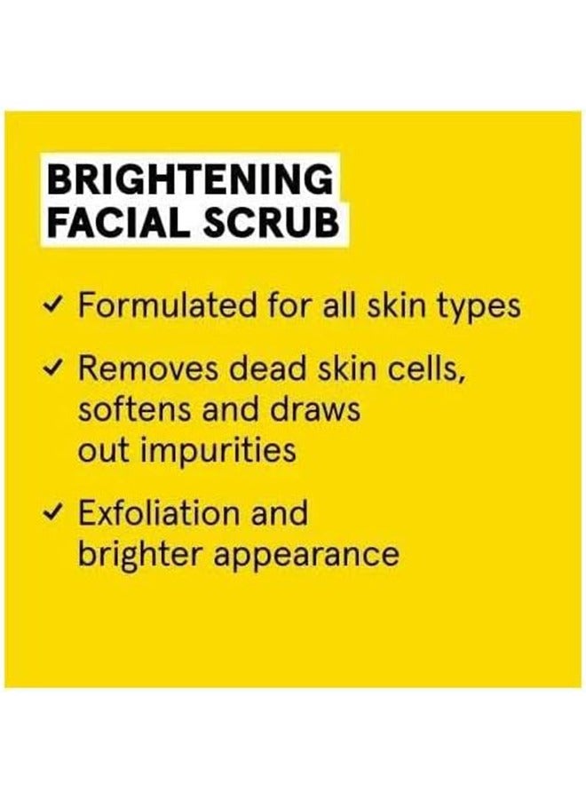 Brightening Facial Scrub and Cleansing Gel Natural Moisture 118ml