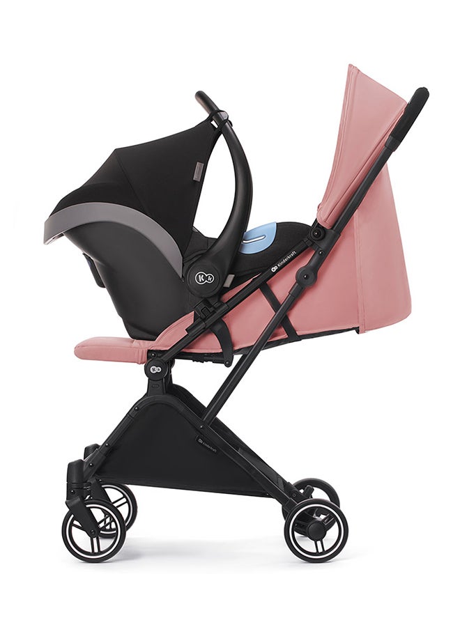 2 in1 Indy2 Lightweight Stroller + Mink Car Seat - Dahlia Pink