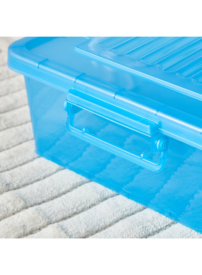 Rolling Underbed Storage Box with Wheel and Lid 35 L