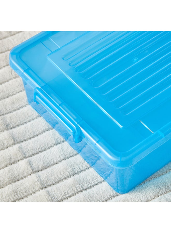 Rolling Underbed Storage Box with Wheel and Lid 35 L