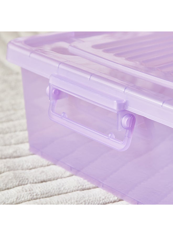 Rolling Underbed Storage Box with Wheel and Lid 35 L