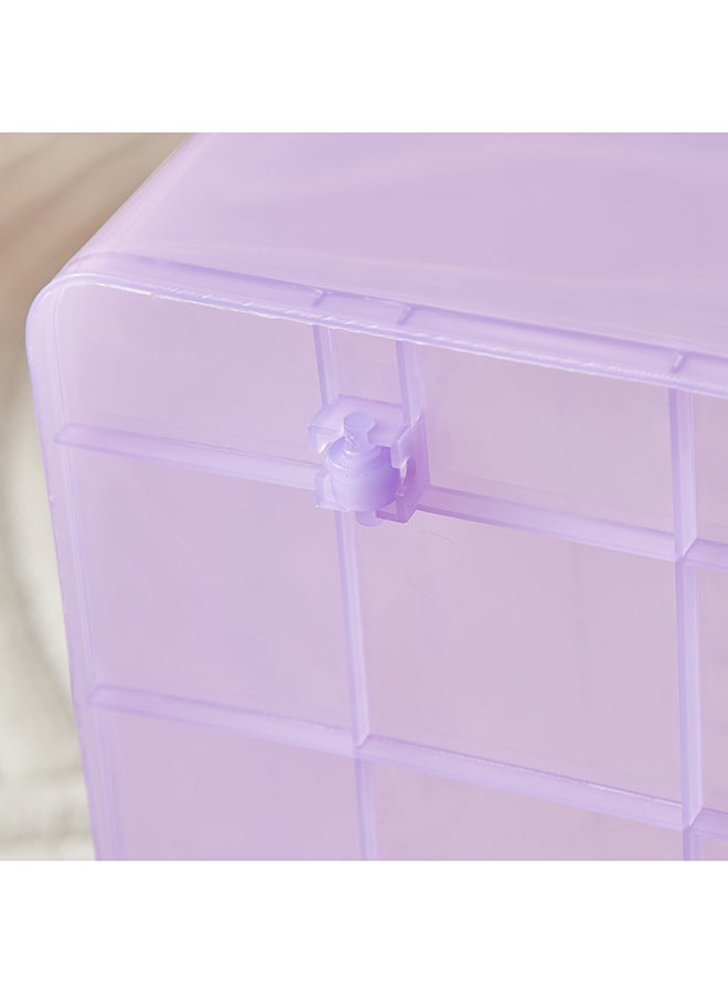 Rolling Underbed Storage Box with Wheel and Lid 35 L