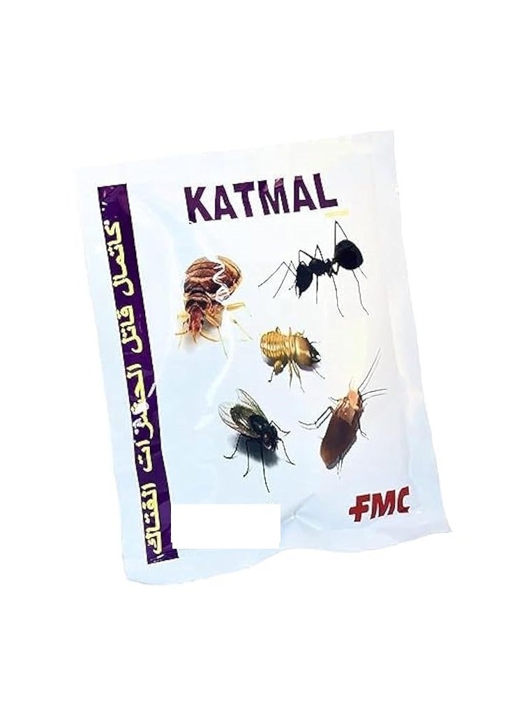 Katmal All Insects Powder 500g Pack of 5pcs is a Versatile and Highly Effective Insecticide Powder Designed to Control a Broad Range of Insects.