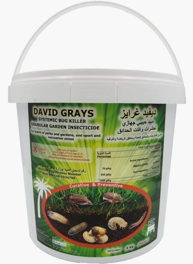 DAVID GRAYS Bug Killer Granular Garden Insecticide 1L is a Powerful Easy to use Granular Insecticide Designed to Effectively Control a Wide Range of Common Garden Pests.