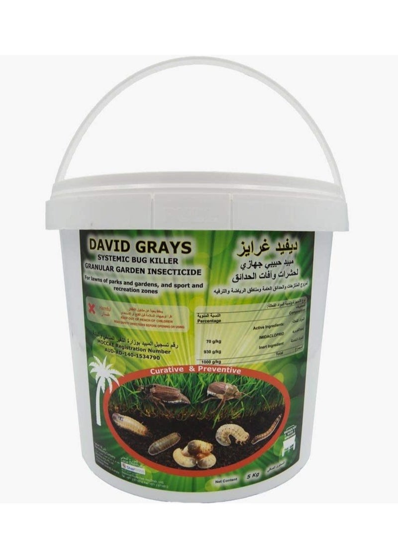 DAVID GRAYS Bug Killer Granular Garden Insecticide 1L is a Powerful Easy to use Granular Insecticide Designed to Effectively Control a Wide Range of Common Garden Pests.