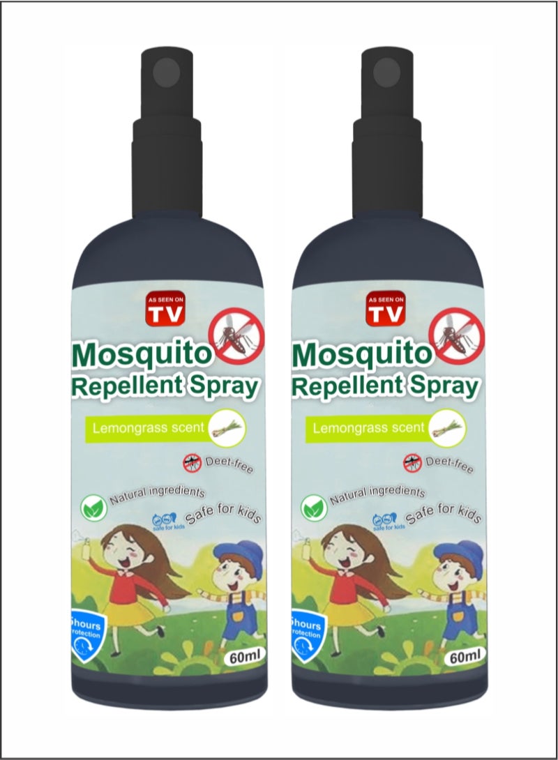 DEET-Free Mosquito Repellent for Children 2pck