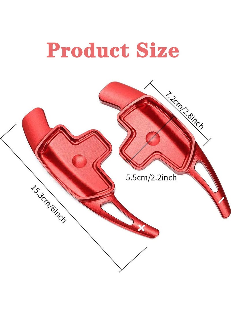 Aluminum Alloy Paddle Shifter Extensions for Mercedes A B C CLA CLS E G GL GLA GLC GLE GLS Metris S SL SLC Class - Red Finish