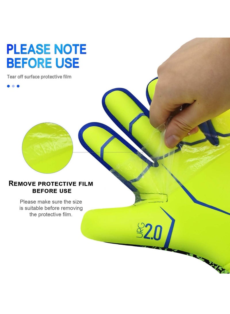 Ultimate Grip Football Gloves for Goalkeepers and Receivers, Perfect for Training and Matches, Suitable for Men, Boys, Youth, and Kids