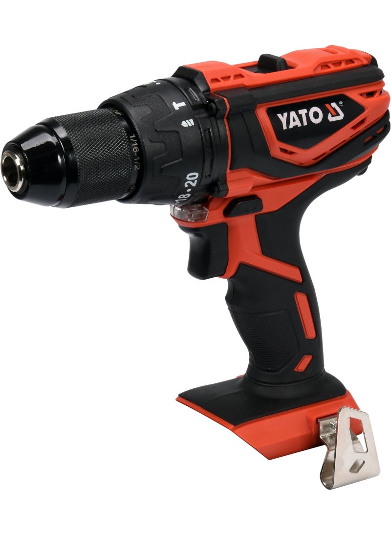 YATO Cordless Impact Drill 13mm 18V Tool Only Color Box YT-82789